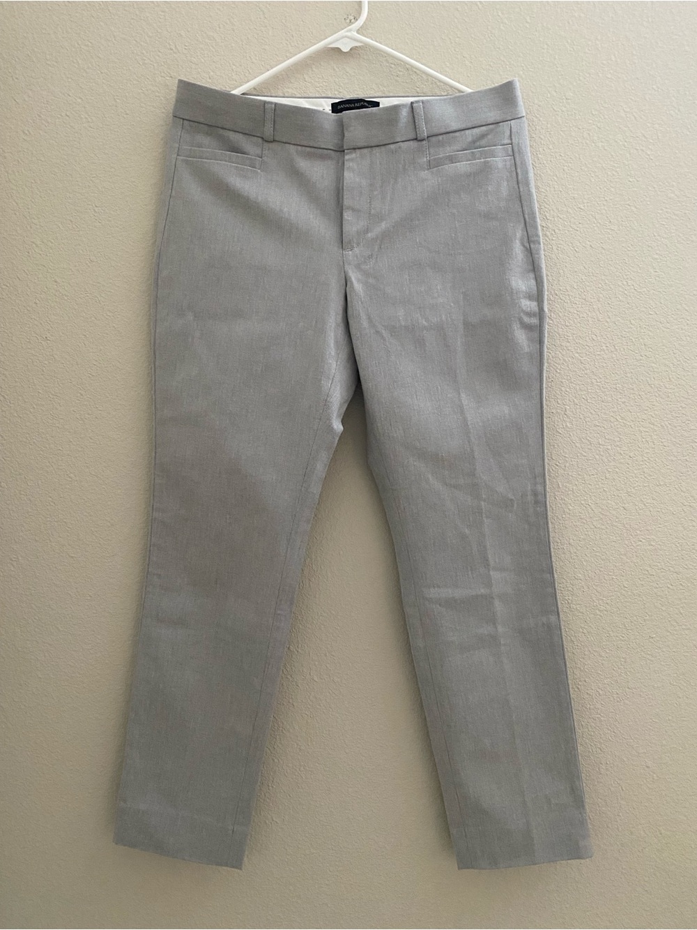 Banana Republic Men's Light Gray Dress Trousers